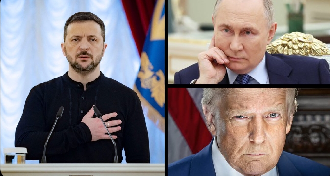 JUST IN: President Zelensky says “I will never accept any decisions between the United States and Russia about Ukraine. Never.”